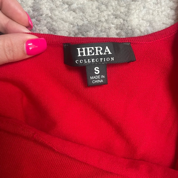 Red mini dress - Picture 2 of 3